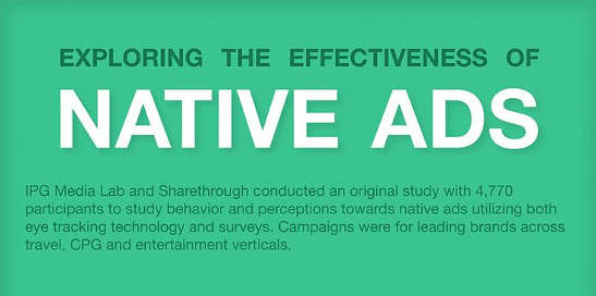 [Infografica] Native advertising: è efficace?